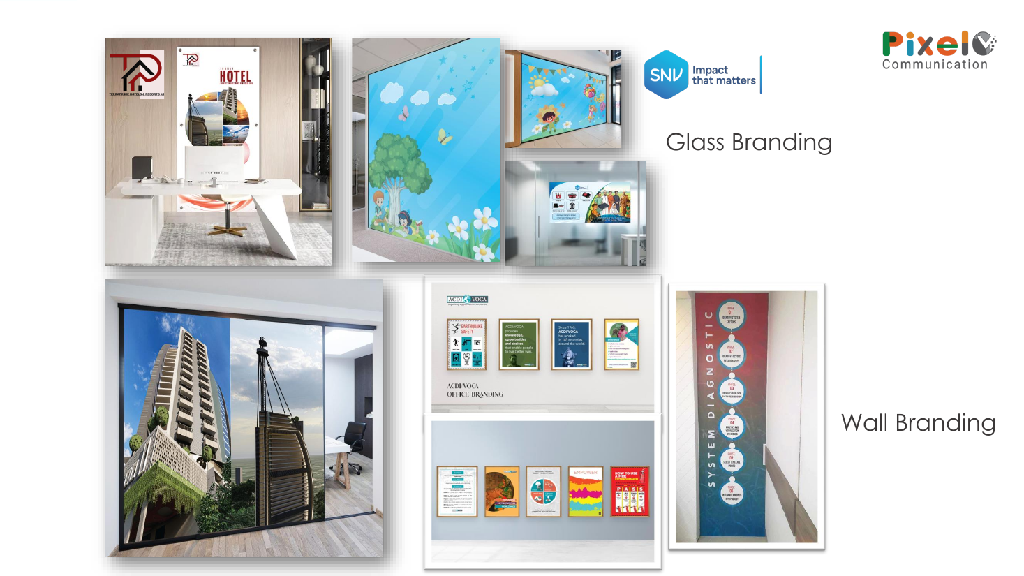 Office and glass branding